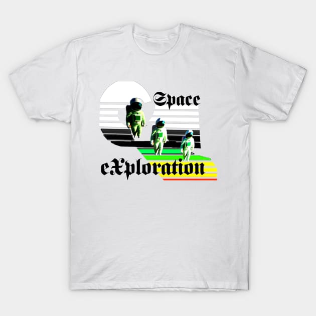 Space Exploration T-Shirt by TriForceDesign